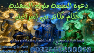 دعوة السبعة ملوك السفلية حكام مكائد بني إسرائيل