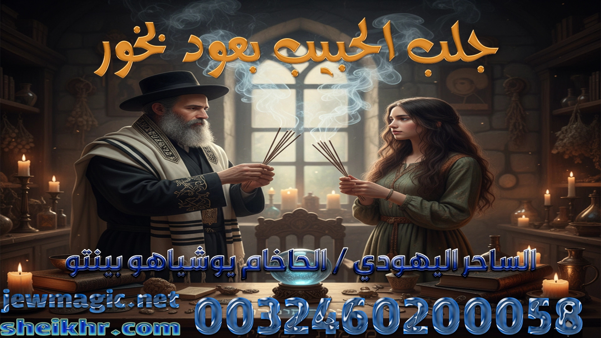 جلب الحبيب بعود بخور