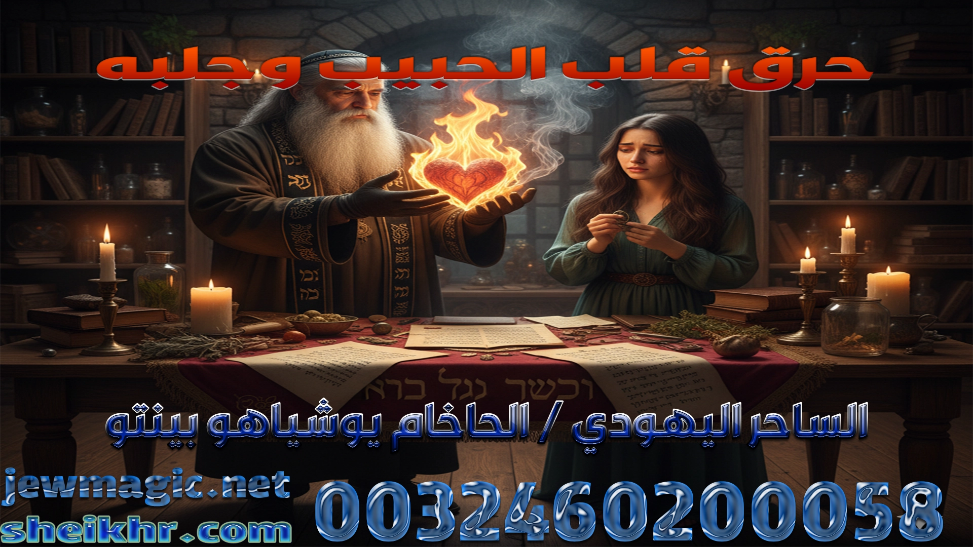 حرق قلب الحبيب وجلبه